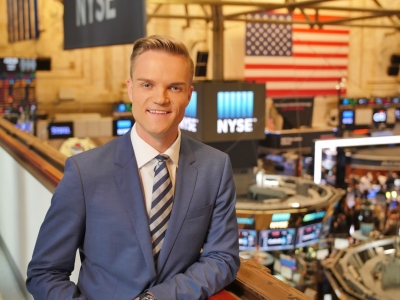 Manuel Koch in der NYSE